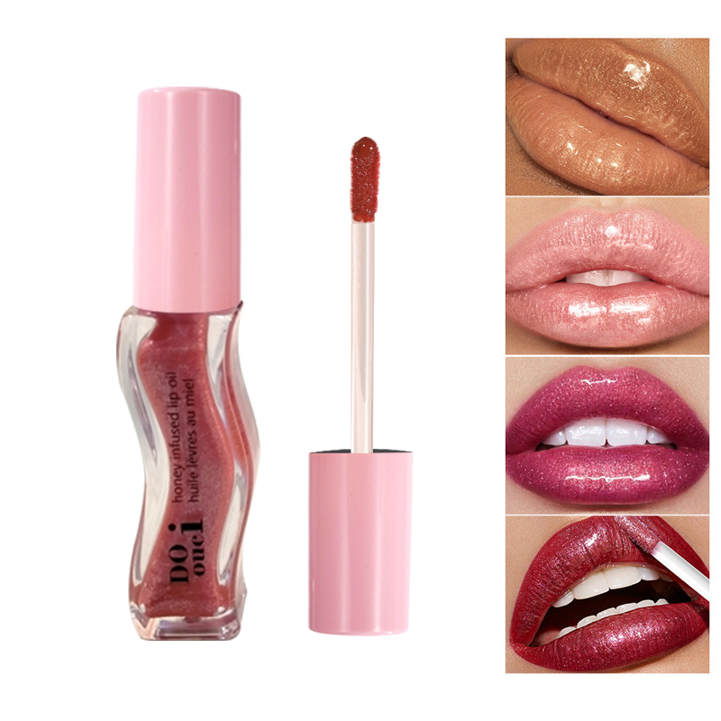 DOOUCI cross border blast super shining miel lip lip oil esmalte de labios hidratante lip lip oil reparador lip lip lip gloss fábrica al por mayor Specification image