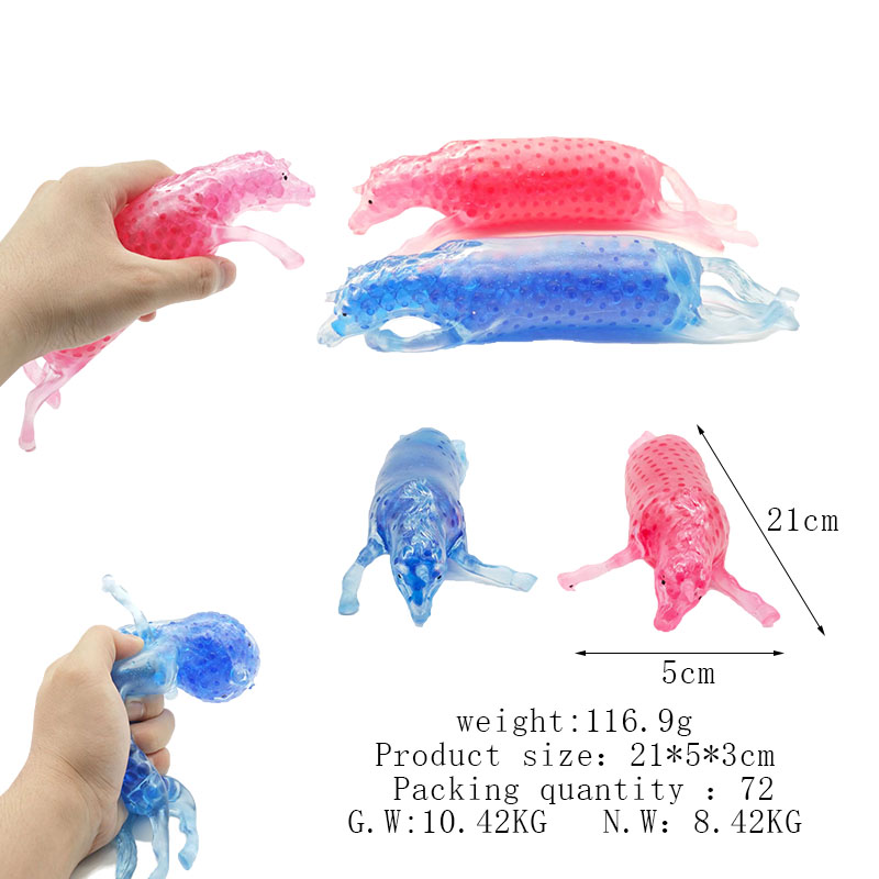 Cross-border bestseller: Water-absorbing Pearl Horse Kneading Fun Simulation Horse, cute stress-relieving toy factory