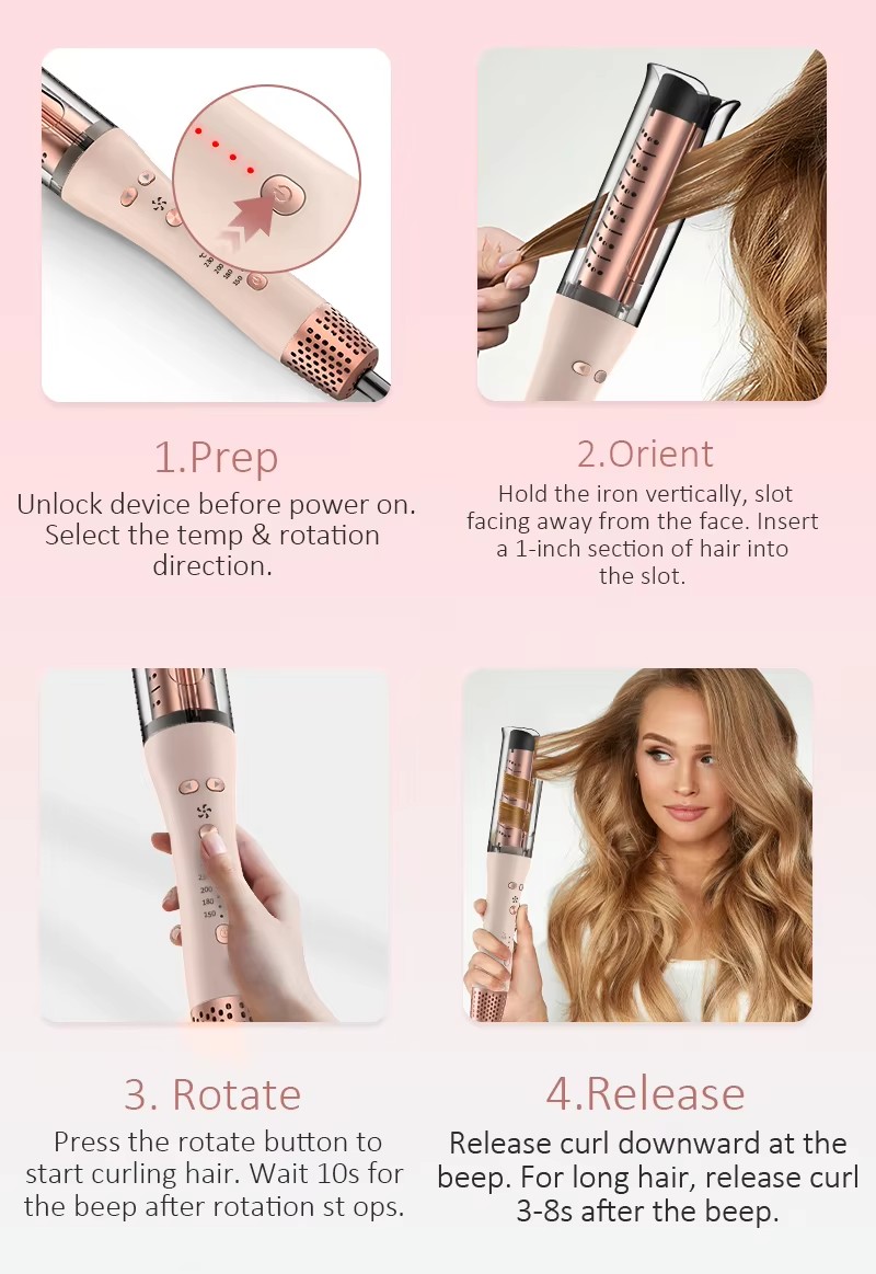 跨境自动卷发棒负离子不伤发卷发器带吹风便携大波浪电卷棒详情5