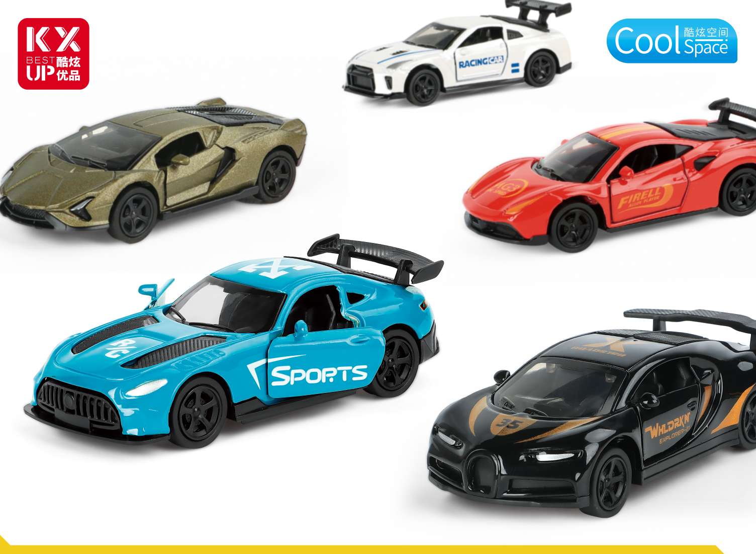 Alloy car model simulation toys are suitable for collecting children's gifts. Car models with openable doors detail image 2