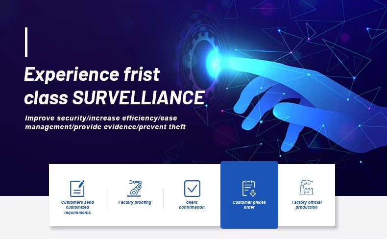 360° panoramic pan-tilt high-definition night vision two-way communication home remote monitor with screen surveillance camera pic 10