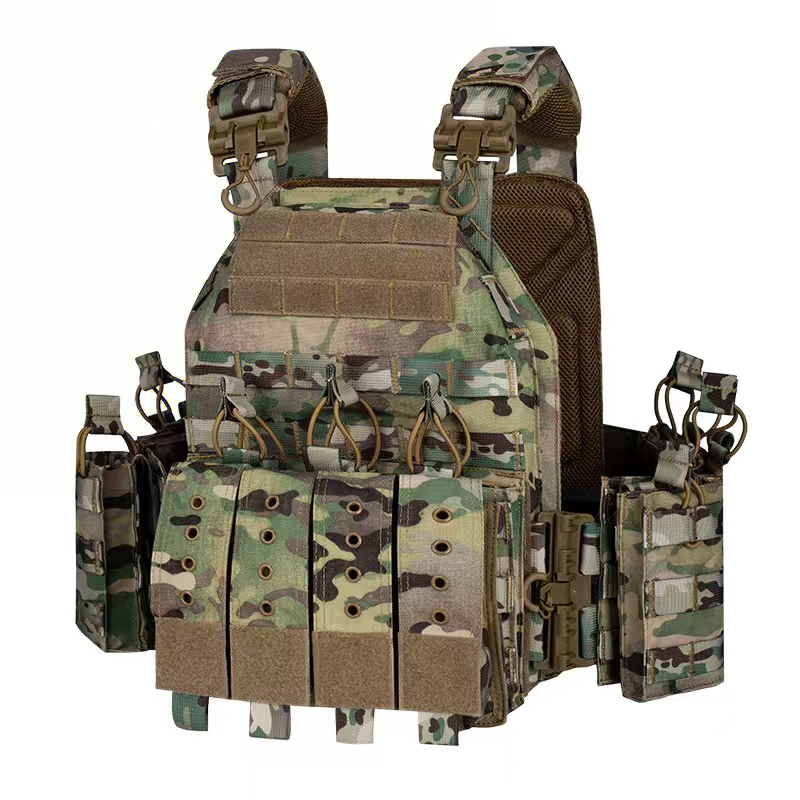 Yitu quick-release tactical vest Outdoor CS protective equipment 6094 combat tactical vest camouflage uniform details Picture