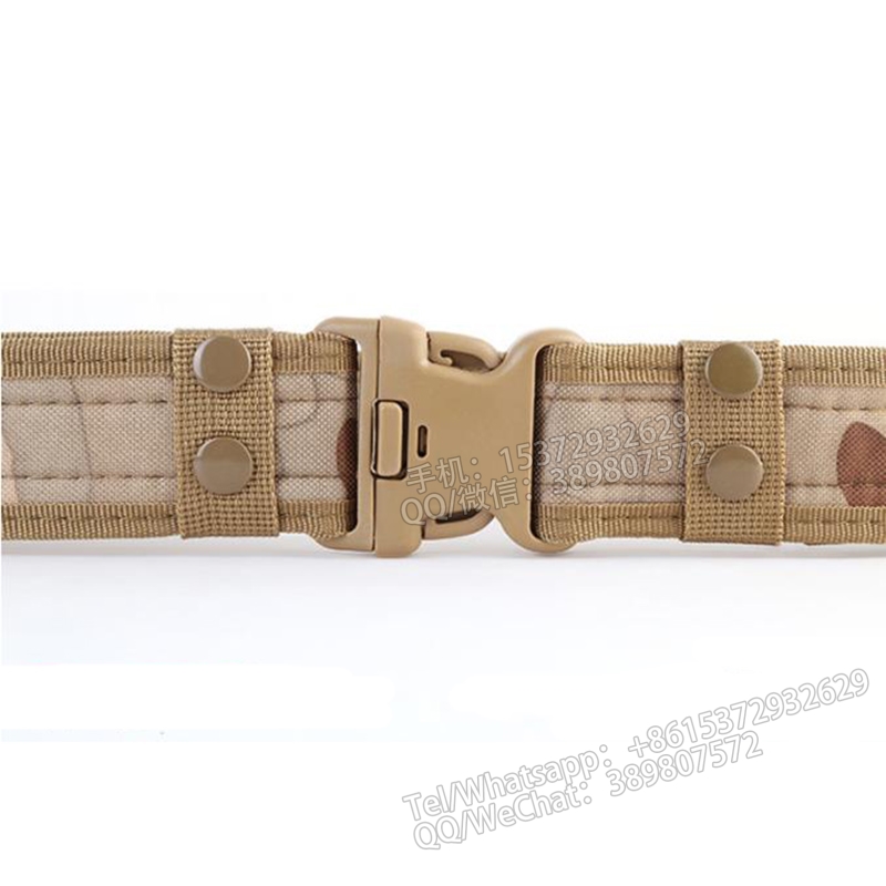 JD1381 Woven Belt - Camouflage uniform combat outer belt woven imitation nylon belt Specification image