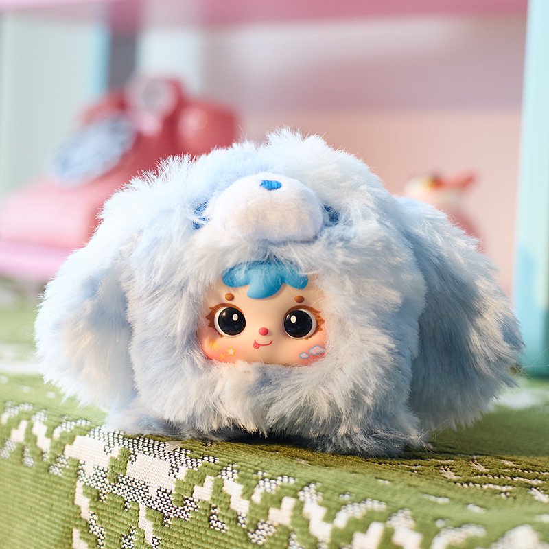 小狗乖乖毛绒玩偶盲盒毛绒挂架钥匙扣