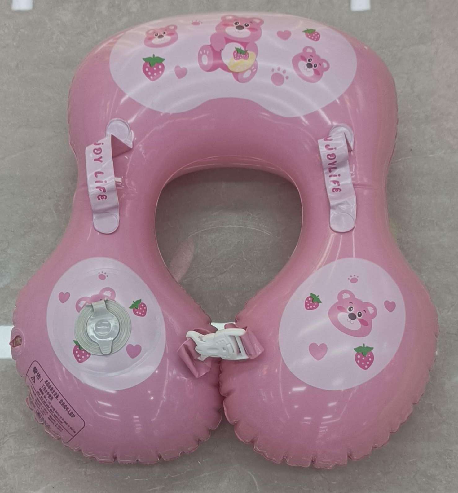 儿童腋下圈婴幼儿游泳圈宝宝手臂圈防侧翻按压充气小孩戏水必备详情图2