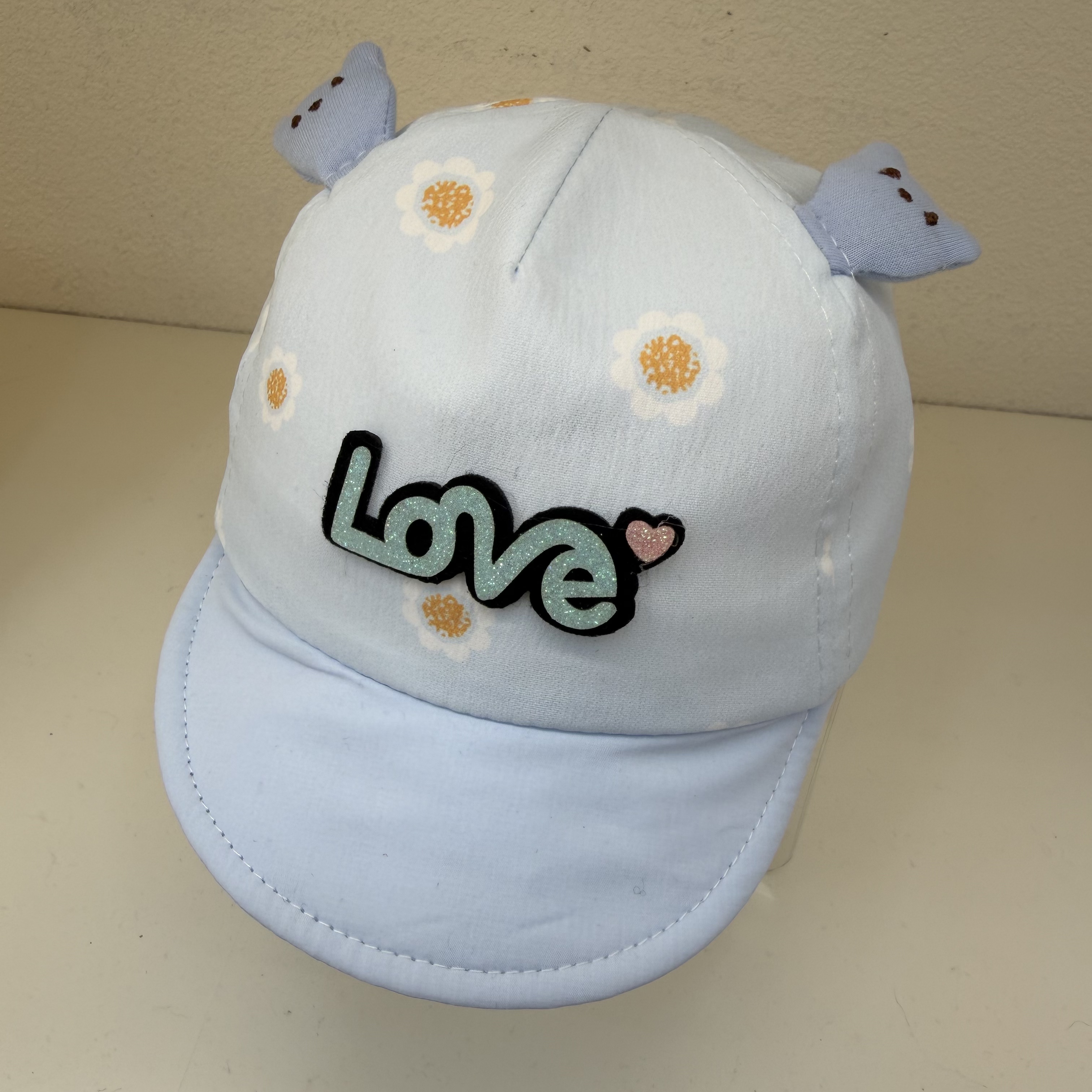 Children's delicate and cute letter bear baseball caps Application Scenario