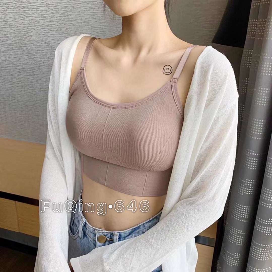 Cross-border underwear seamless halter for a beautiful back Item Picture