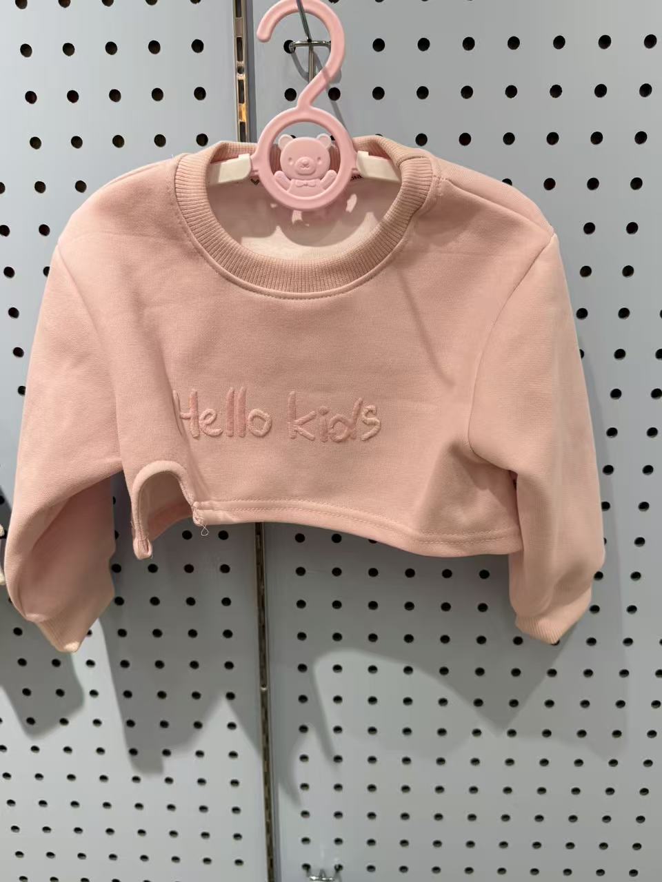 加绒宽松显灰色保暖衣