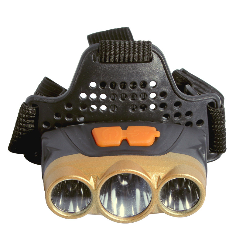 Wholesale of new outdoor waterproof rechargeable led headlights for beachcombing and fishing, as well as for camping and hiking Item Picture