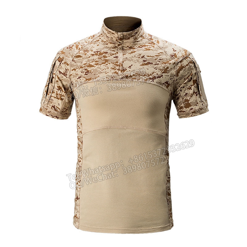 JF0721 Frog Suit - 2019 Summer New Frog Suit Short-sleeved Sports camouflage top Quick-drying T-shirt Cotton T-shirt Application Scenario