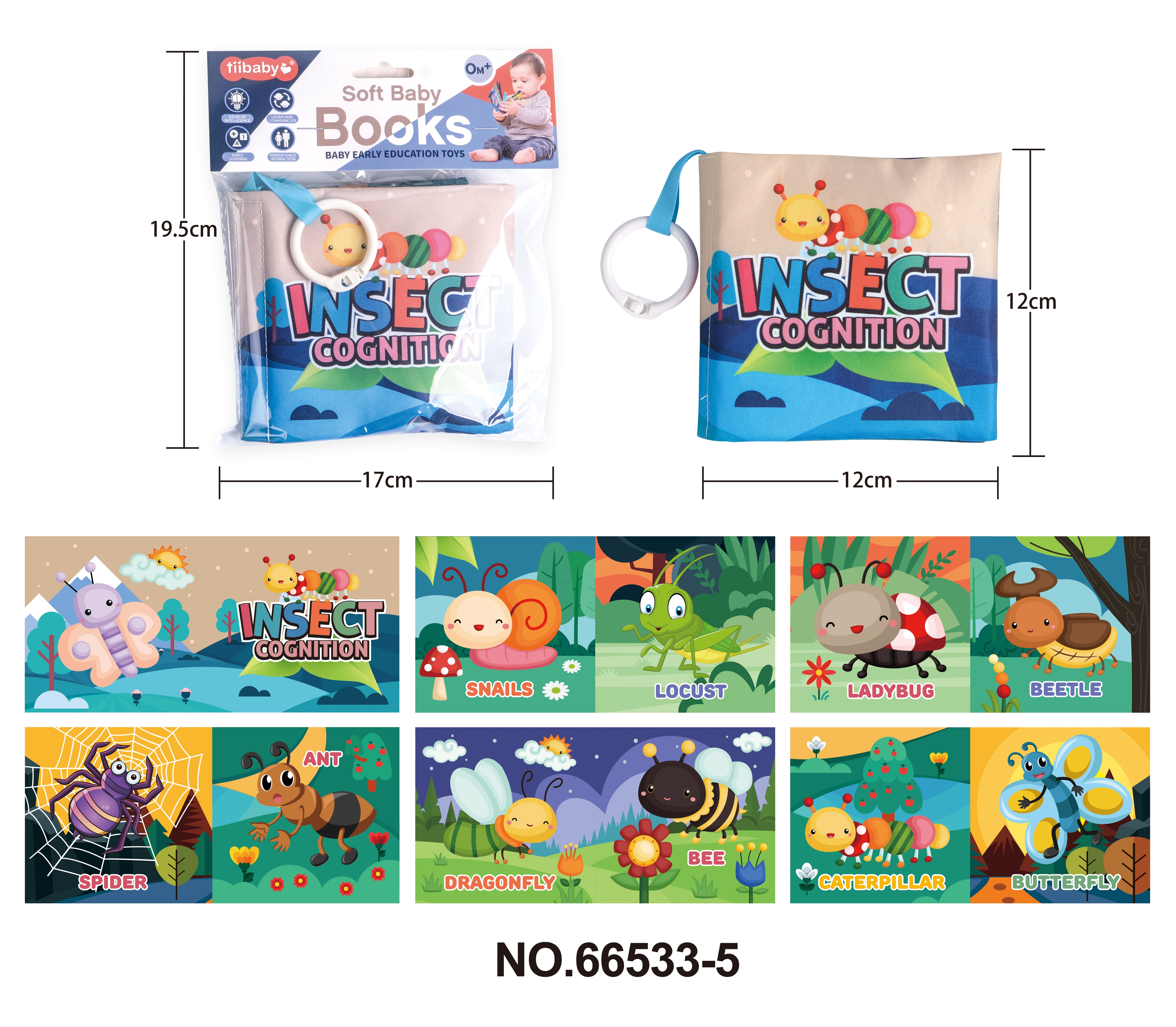 Baby cloth books are eco-friendly and tear-resistant Item Picture