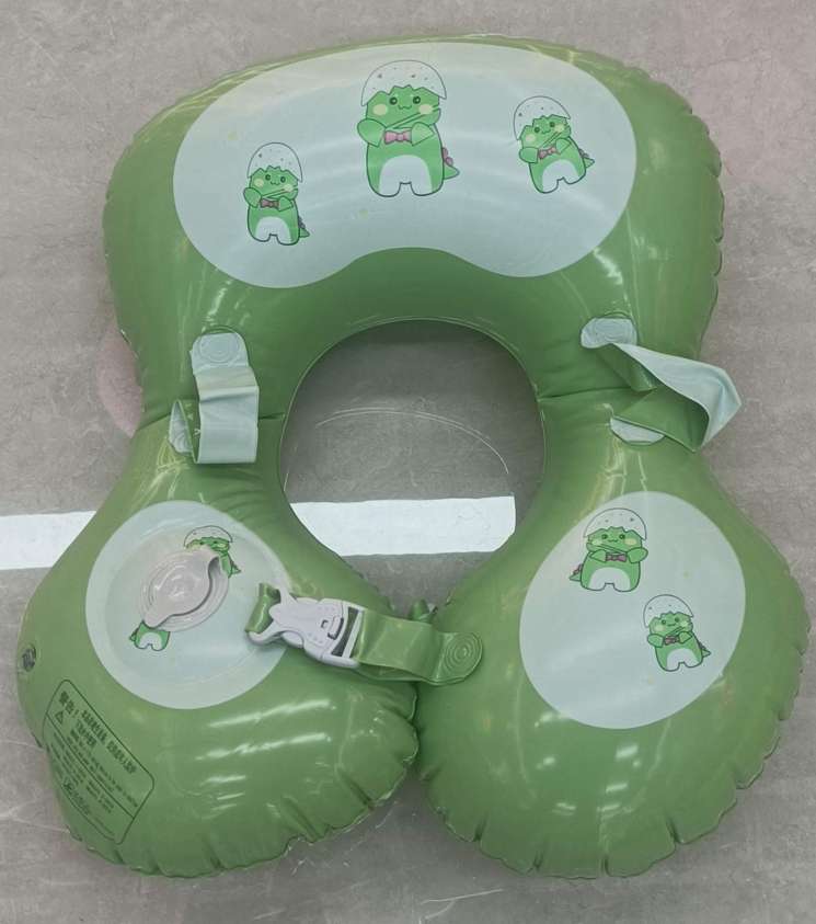 儿童腋下圈婴幼儿游泳圈宝宝手臂圈防侧翻按压充气小孩戏水必备详情图3
