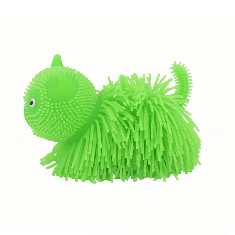 小孩挤压玩具神器最长毛猫毛毛球爆品工厂直销