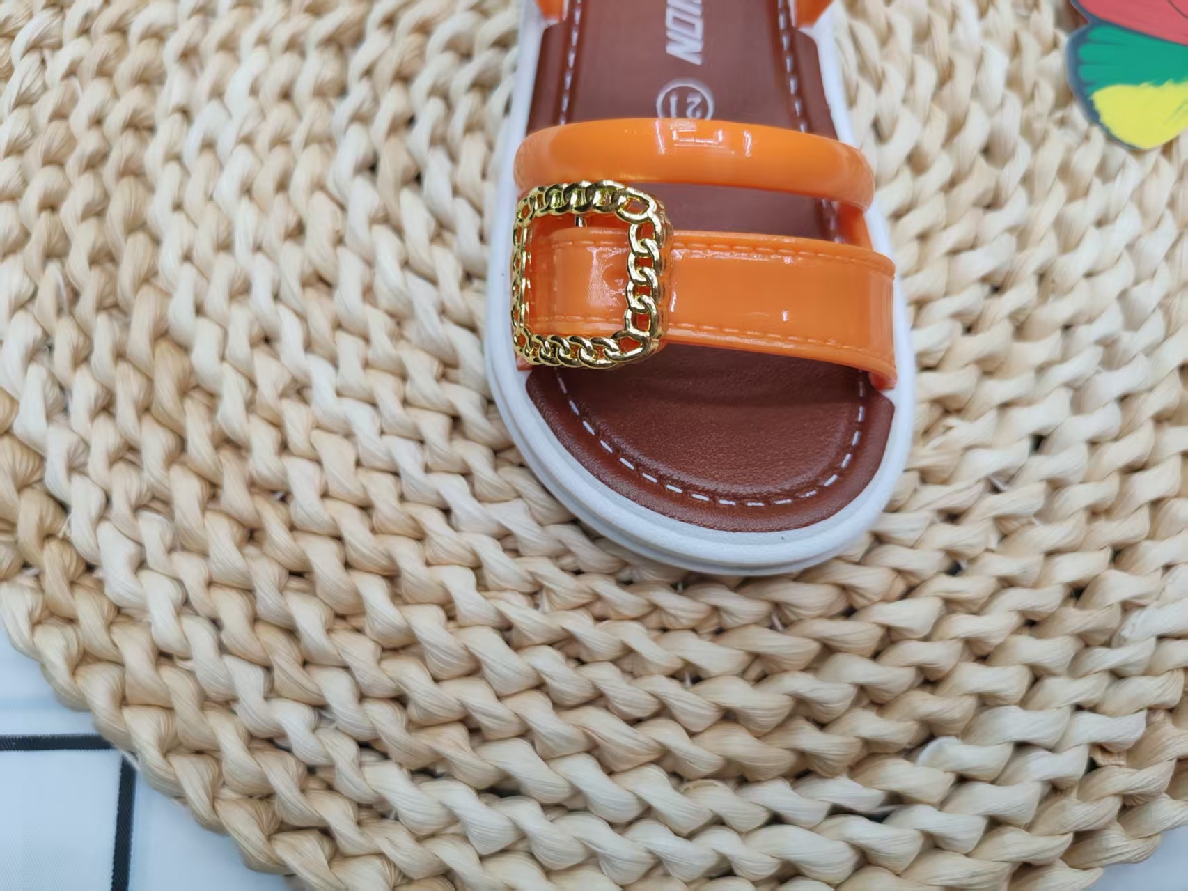 2025 Children's open-toe style Summer new fashion flat children's sandals Specification drawing