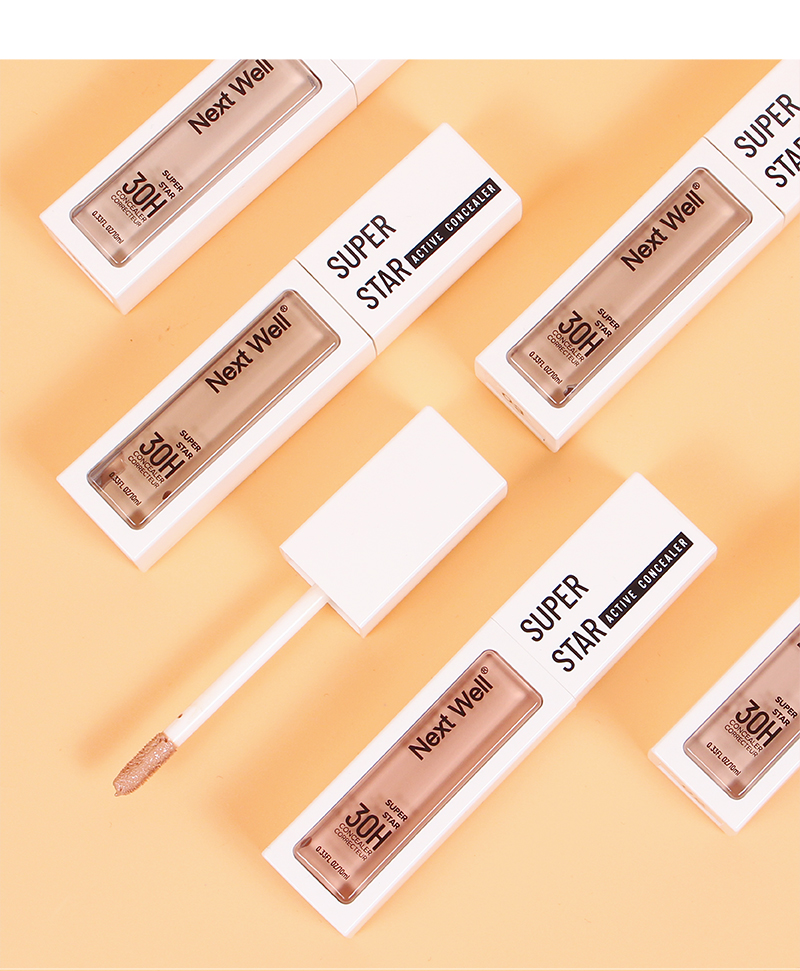 Next Well Cross-border best-selling high-quality wholesale long-lasting moisturizing, covering tear troughs, acne marks, dark circles, facial brightening liquid, concealer manufacturer wholesale Concealer, contouring liquid Concealer Application Scenario
