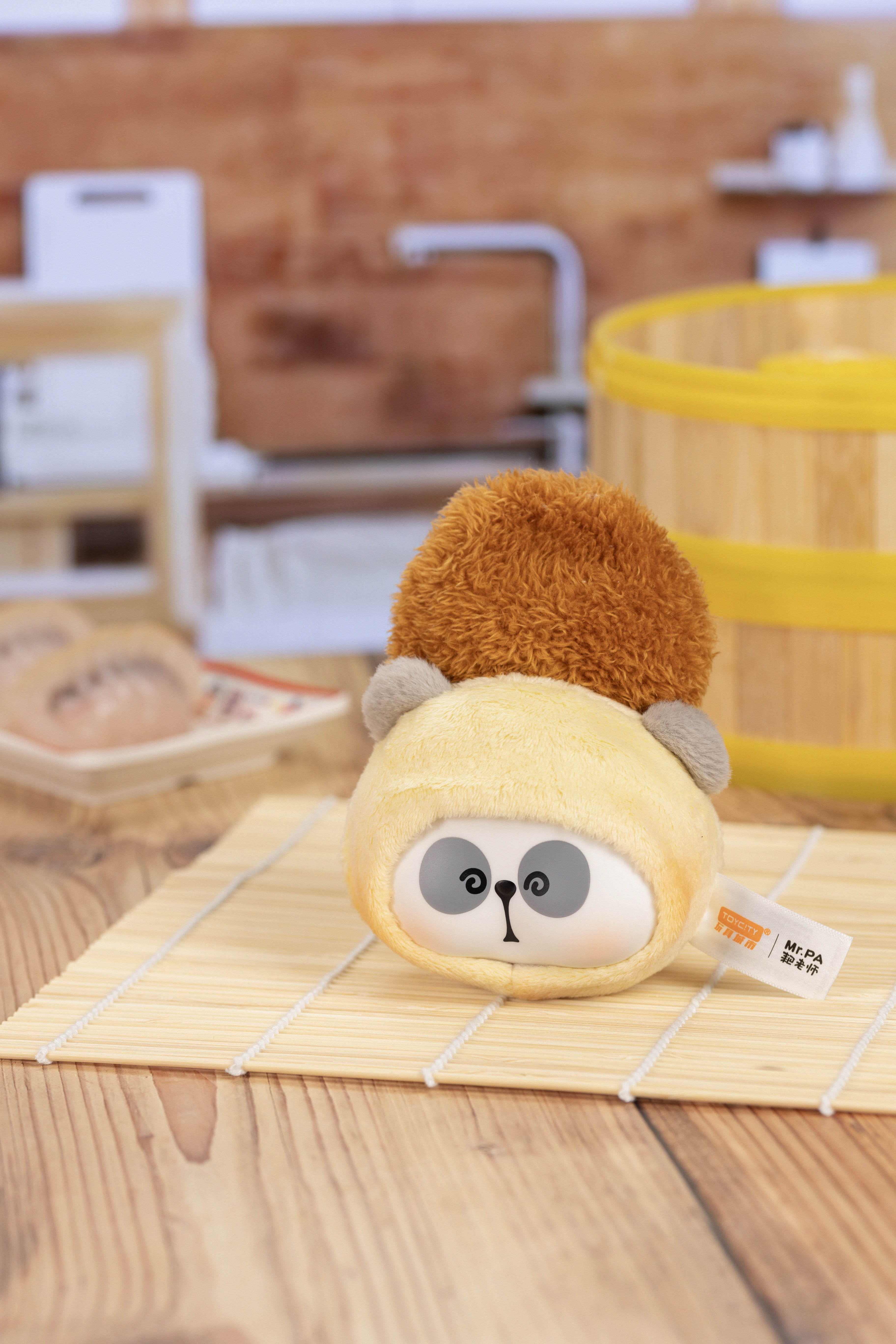 Toycity Official Teacher Ba, Chinese Teacher Ba Xiaochu Plush Panda Series Blind Box, Cute Schoolbag, Backpack Pendant, Doll, Girls' Gift Specification drawing