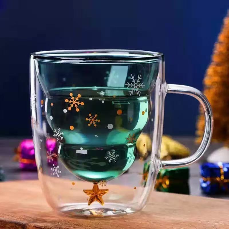 玻璃杯/竹节杯/玻璃杯杯子/玻璃小熊杯/玻璃杯子产品图