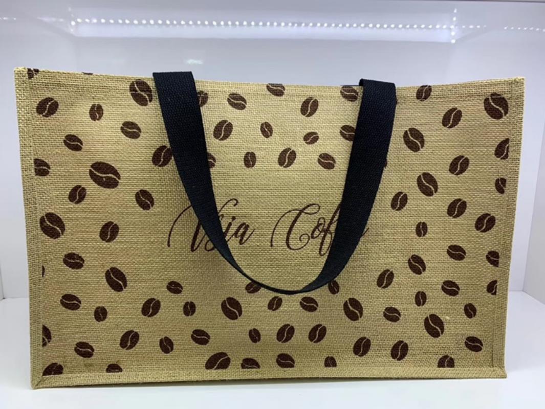 s黄麻手提袋礼品袋定制logo