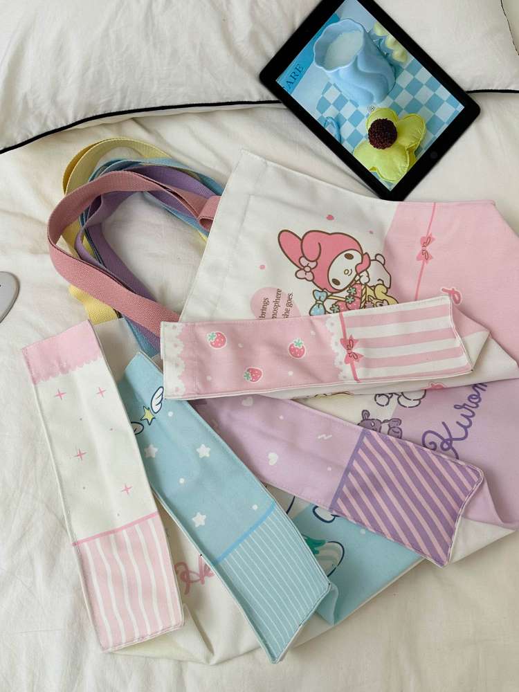 Sanrio - Large Capacity Canvas bag Specification image
