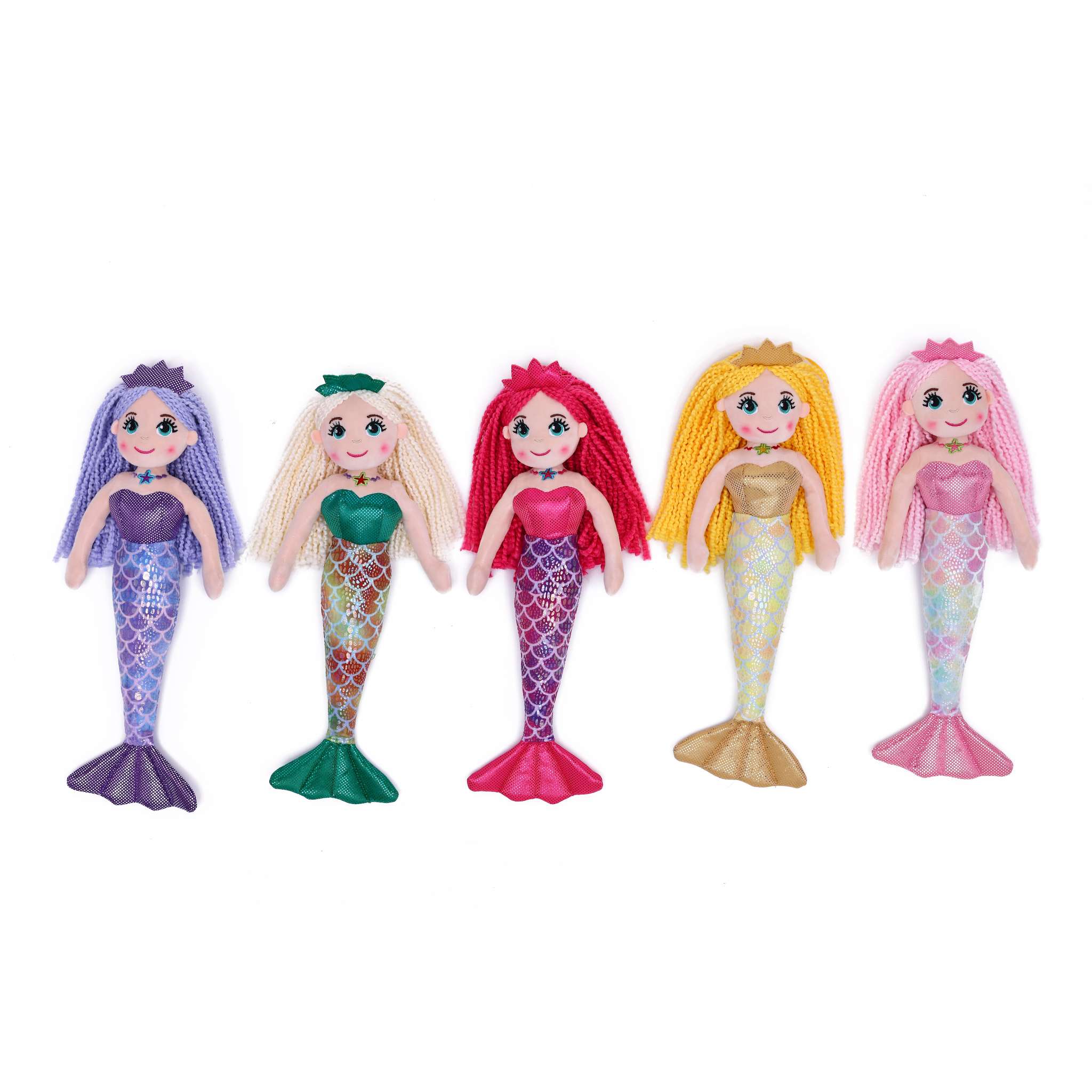 美人鱼娃娃，手工布娃娃，美人鱼，娃娃玩具，创意潮流玩具