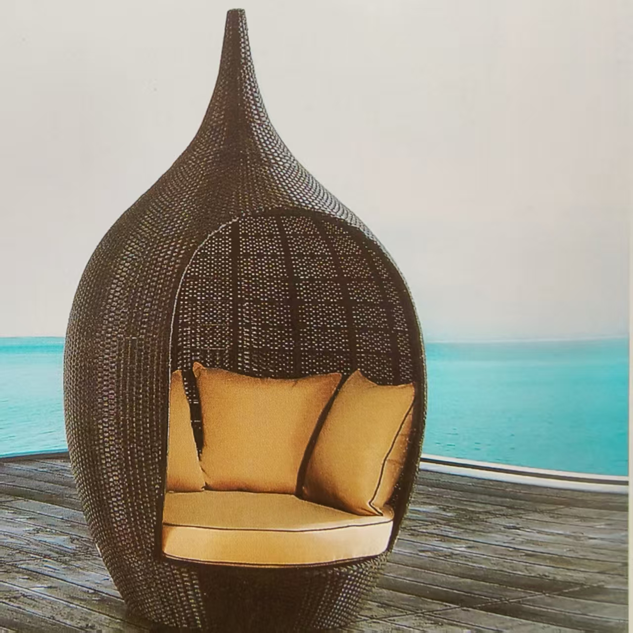 户外休闲家具 金属桌椅 藤沙发 秋千太阳伞户外帐篷