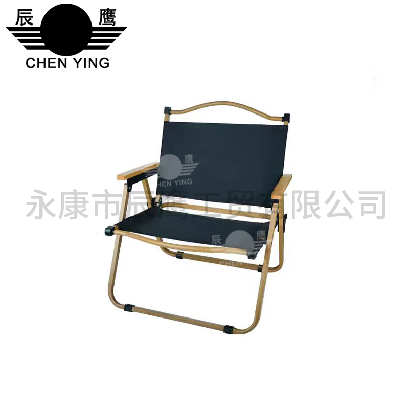 户外折叠椅克米特椅露营椅野营休闲折叠椅便携可折叠沙滩椅钓鱼椅靠背椅子