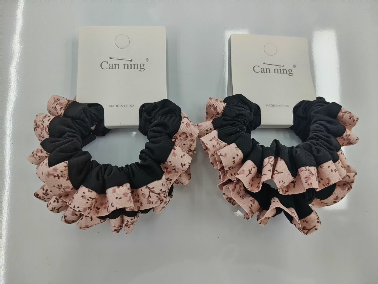 时尚花边发圈发绳头绳大肠发圈饰品发饰发圈头饰简约百搭女款花边织带 蕾丝边布圈大肠发圈