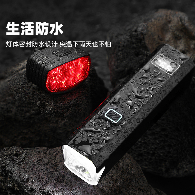 مصابيح ذاتية التشغيل تعمل ليلا على مصابيح USB ذات ضاءة عالية ومصابيح خلفية تحذيرية لمصابيح أمامية Application Scenario