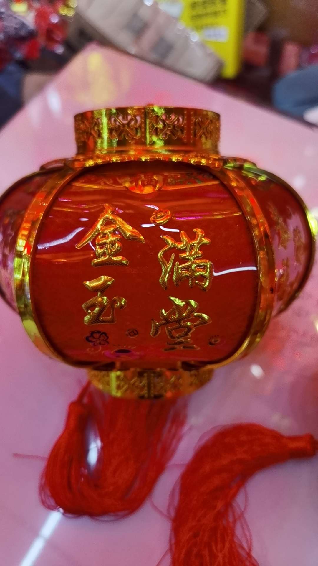 Good luck in the Year of the Horse. Zodiac horse lanterns, 8 inches Specification image