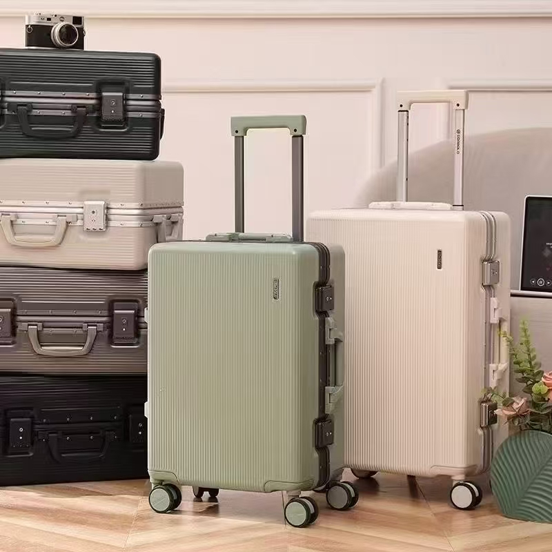 New large-capacity travel case for men and women with handle password, sturdy and durable, silent universal wheels 2025 details Picture