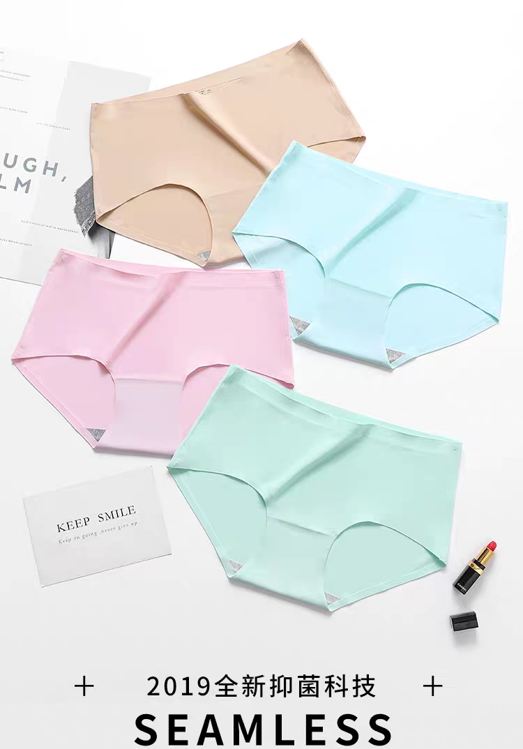Glue-pressed seamless underpants details Picture