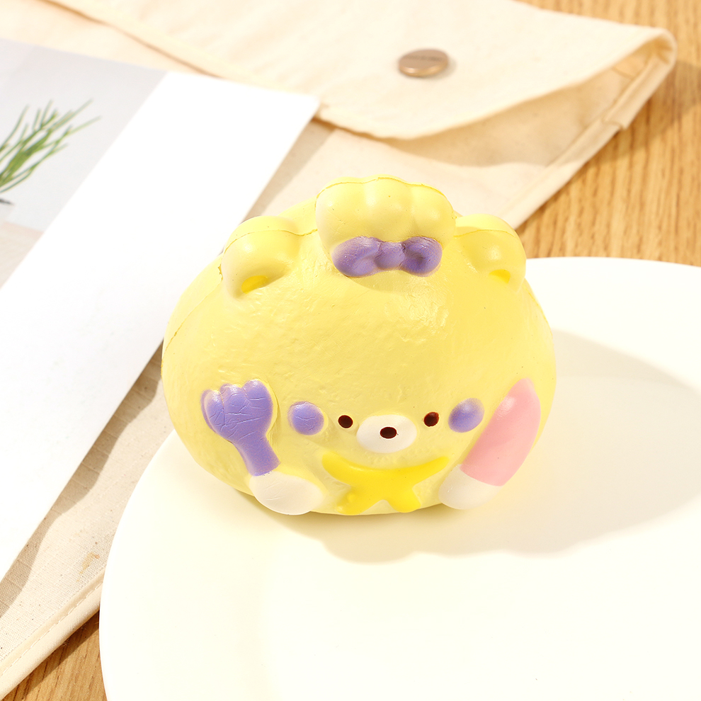 PU湿软慢回弹仿真兔子小狗面包可颂吐司香甜软减压鸡蛋糕帕帕狗pu