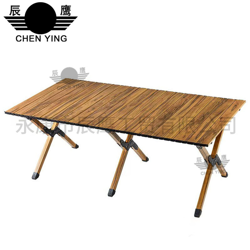 户外折叠露营桌椅蛋卷桌自驾游烧烤野营露营桌便携式野营装备批发