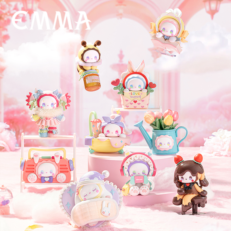 Genuine Emma Secret Forest Love Dopamine Series Blind Box Collectible Figurines For Girls, Creative Figurines And Gift Items