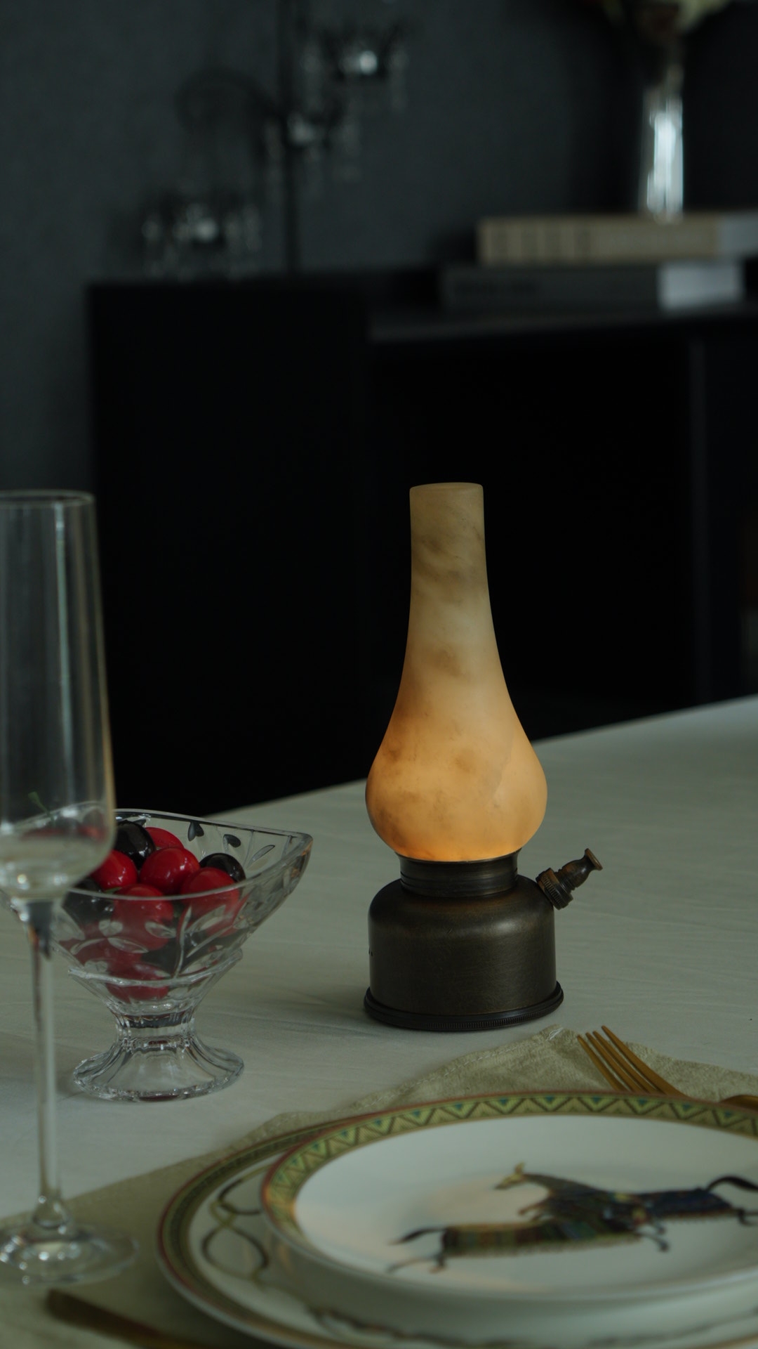 Yunshi atmosphere lamp, new Chinese-style kerosene lamp, Valentine's Day gift, warm decorative lamp Specification drawing