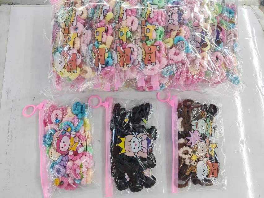 儿童最喜欢用的一次性皮筋 拇指小毛圈 造型小夹子 拉环袋包装 网络女神爱用产品 西布伦饰品详情图10