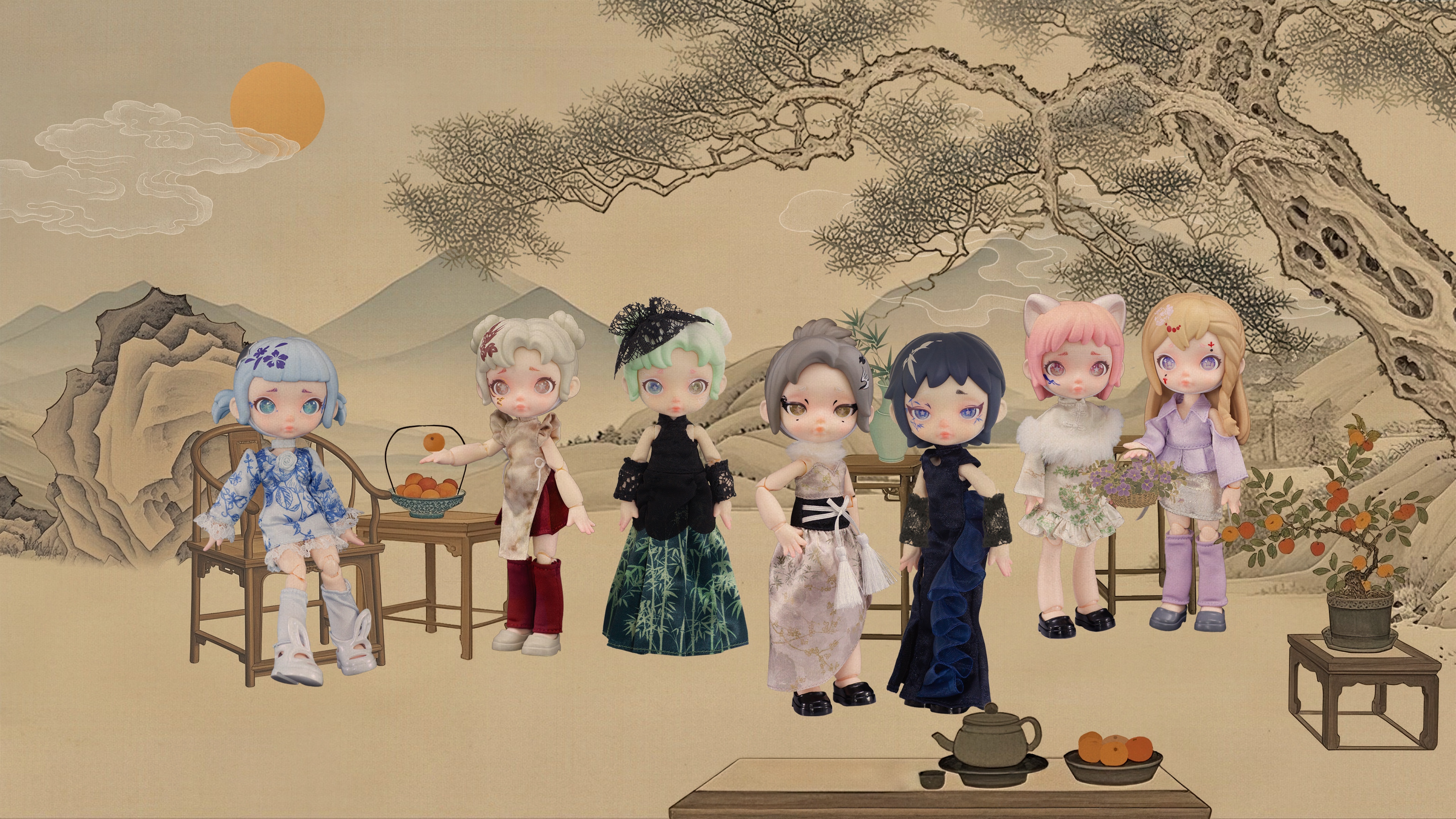 TOYCITY正版LAURA劳拉浮光锦色关节可动人偶盲盒BJD素体娃衣