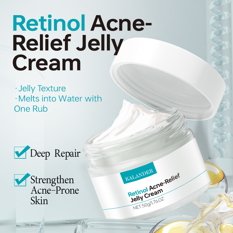 视黄醇参养祛痘果冻面霜    跨境专供