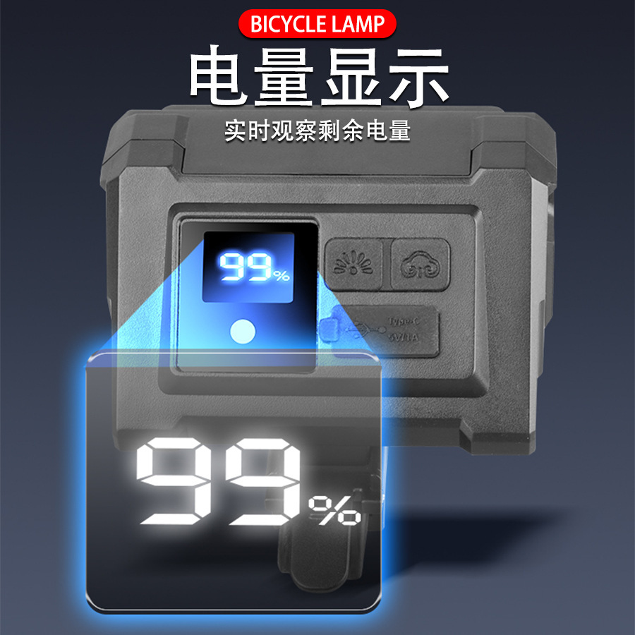 The smart sensor bicycle light automatically adjusts the brightness, has an ultra-long battery life, is easy to install, and is equipped with dual lights at the front and rear Application Scenario