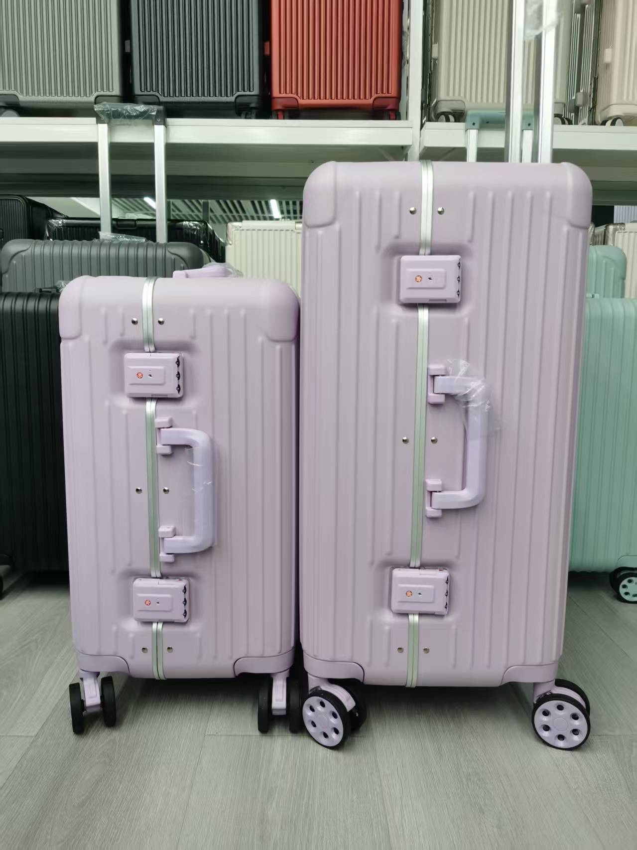 Extra-large capacity luggage, female zipper handle case, five-wheeled student combination case, suitcase, travel case, male 2025 details Picture