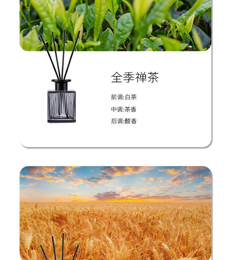 水波纹无火香薰批发 透明瓶创意设计 酒店厕所家用空气清新剂直供 香薰详情7