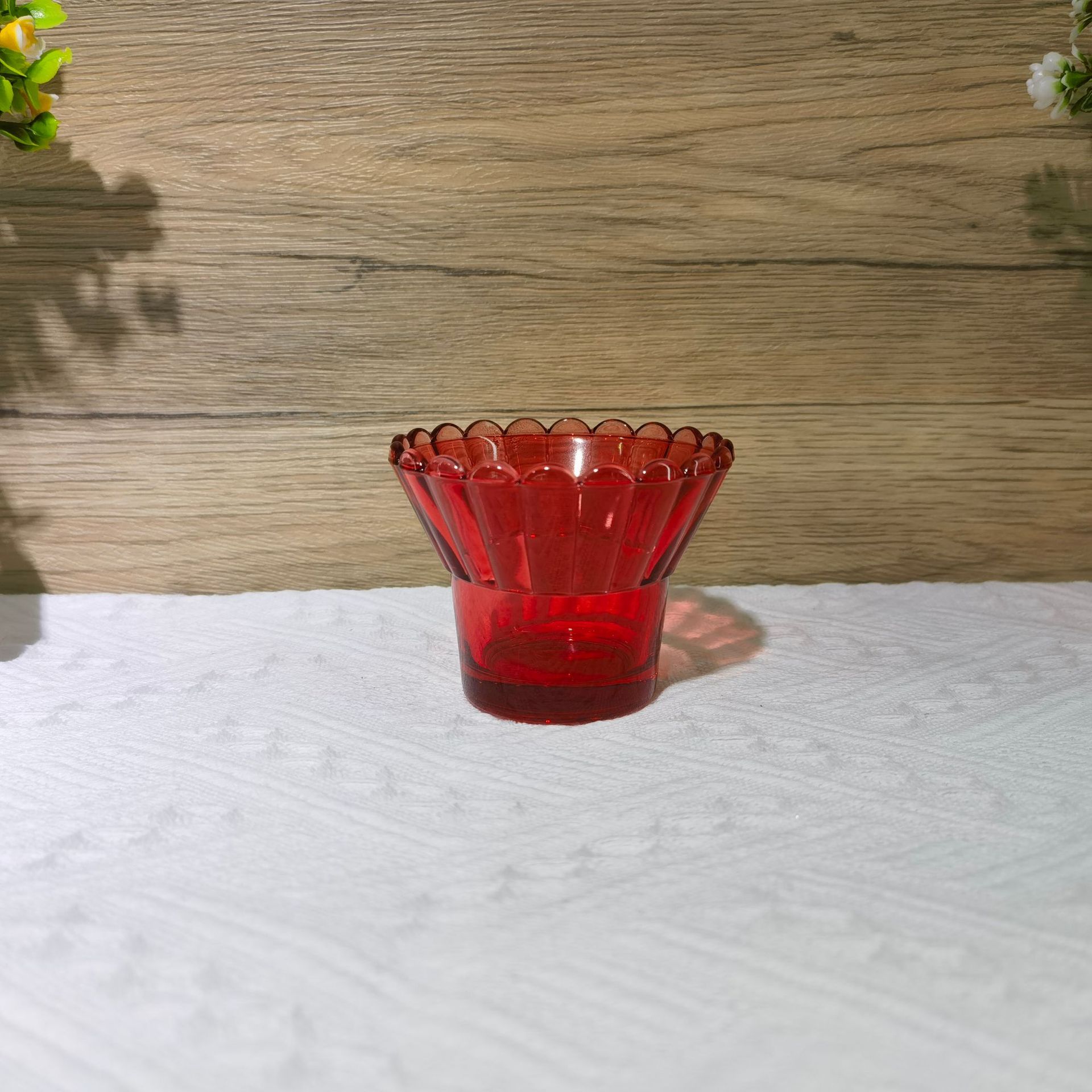 烛台摆件简约玻璃烛台北欧蜡烛罐莫兰迪蜡烛杯民宿装饰蜡烛玻璃罐零售批发