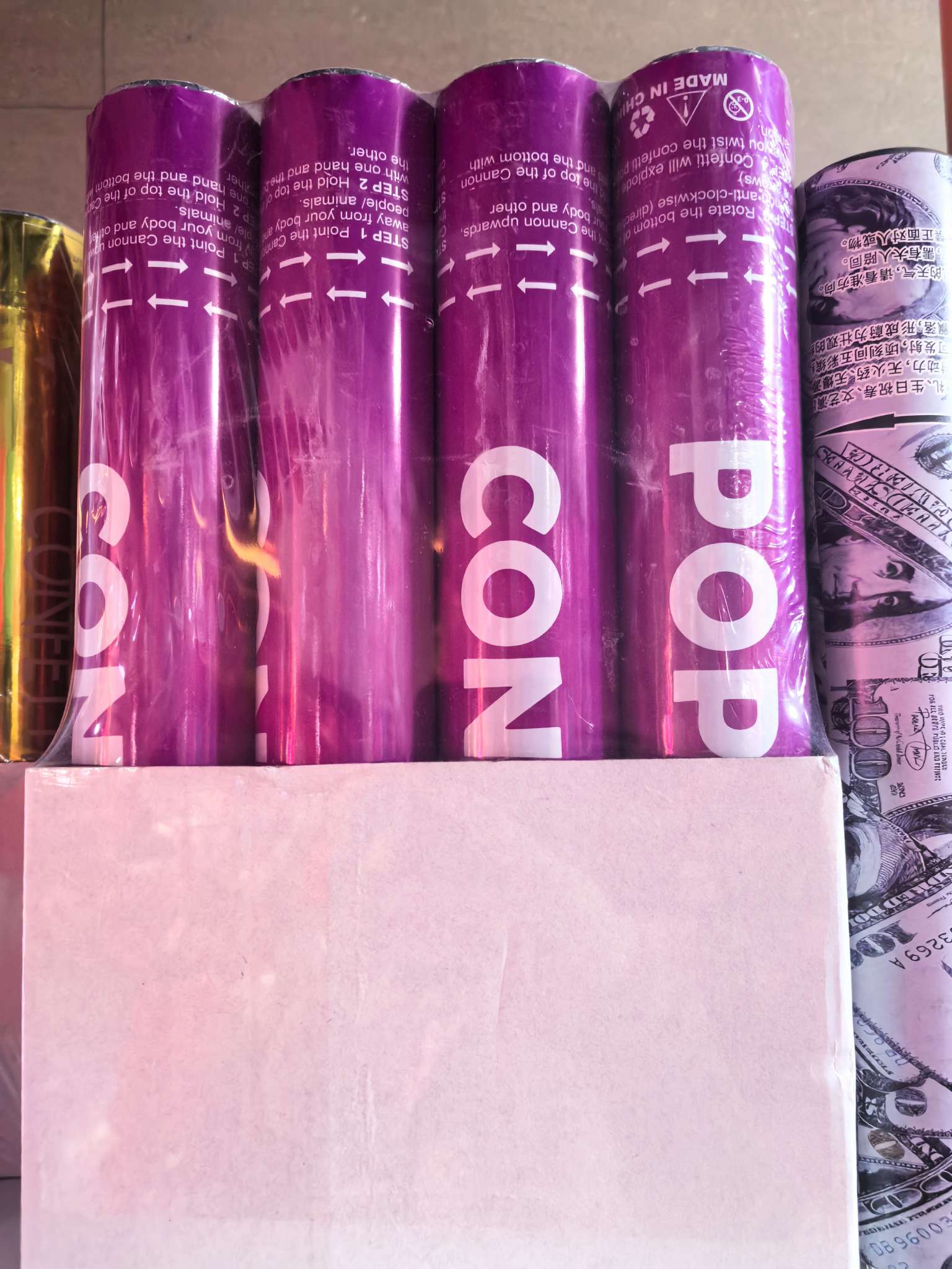 Wholesale of national trend celebration items, such as fireworks and firecrackers, for wedding celebrations and party decorations Item Picture