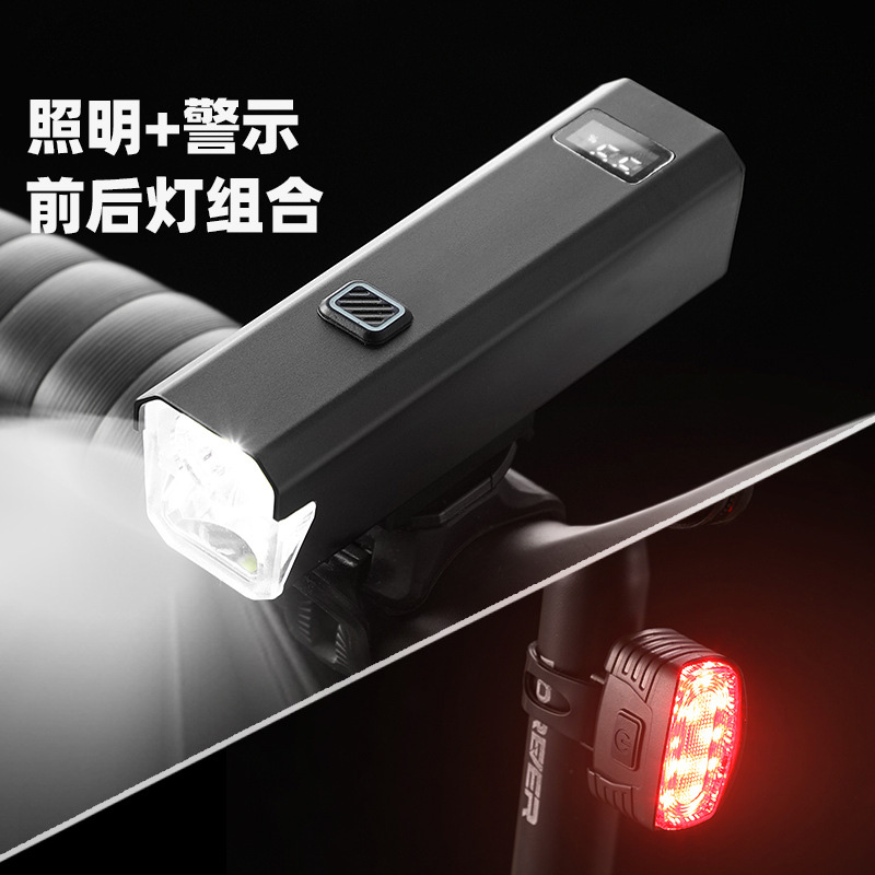 مصابيح ذاتية التشغيل تعمل ليلا على مصابيح USB ذات ضاءة عالية ومصابيح خلفية تحذيرية لمصابيح أمامية pic 1