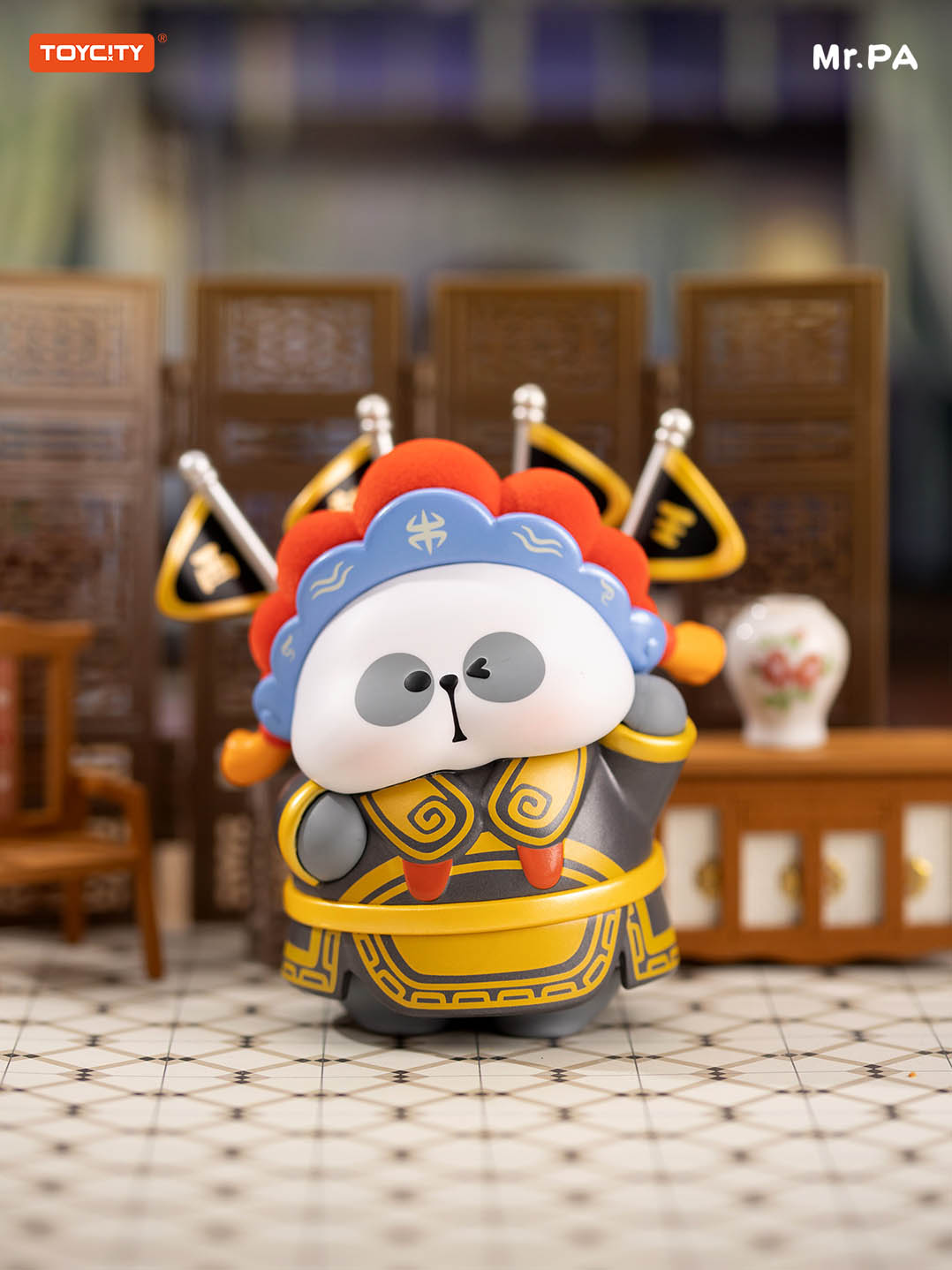 Toycity's Official Blind Box Of Teacher Ba Ba, Ba Ba Ba's National Treasure Study Tour Figurine, Panda Figurine, Birthday Gift, Desktop Decoration details Picture