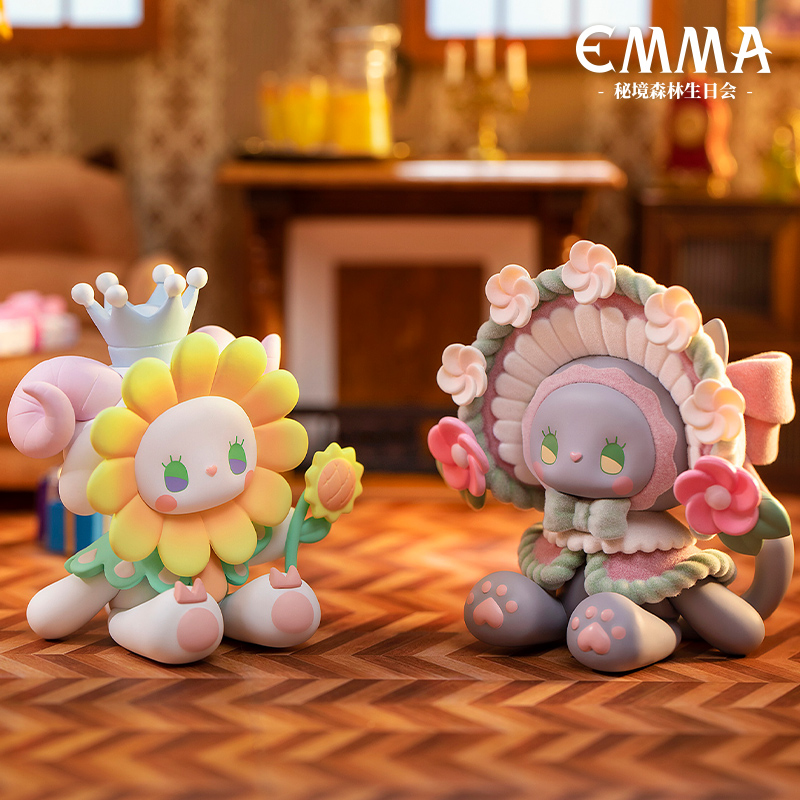 Emma Secret Forest Birthday Party Blind Box, 5Th Generation Plush Toy Figurine, Birthday Cake Gift For Boys And Girls Specification drawing