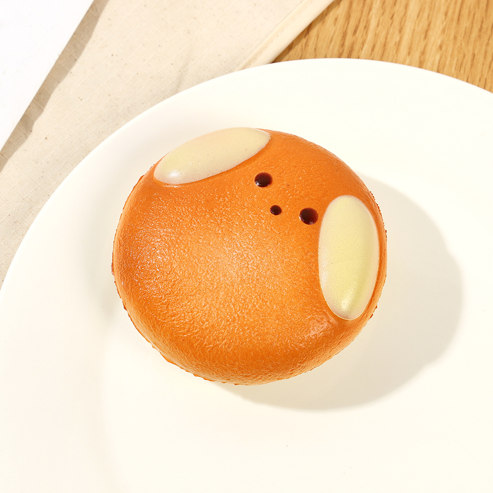 PU湿软慢回弹仿真食物面包可颂吐司香甜软减压鸡蛋糕帕帕狗pu