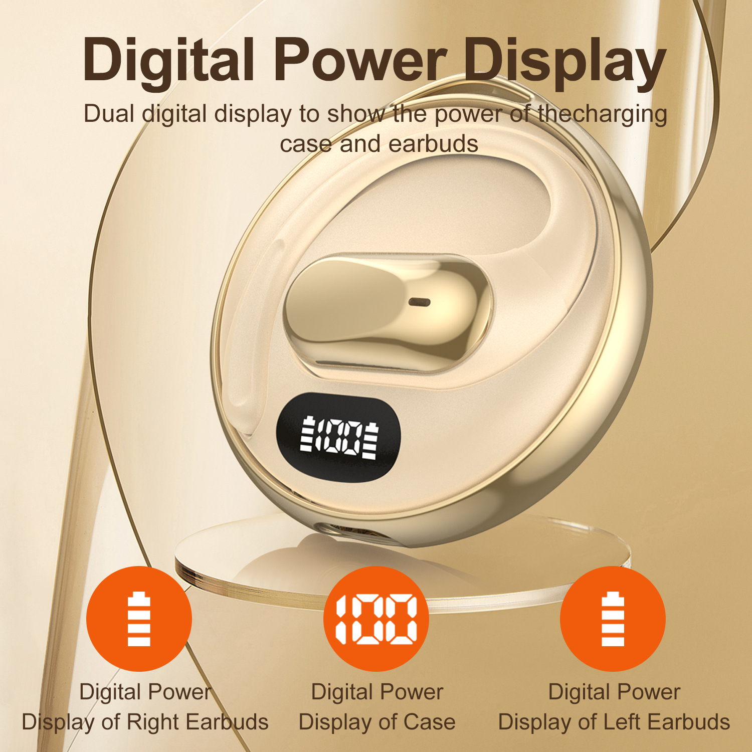 Cross-Border Ows Open Bluetooth Headphones Ai Translation Magnetic Attachment Over-Ear Type Non-In-Ear Digital Display Noise-Cancelling Sports Headphones Universal Bluetooth Headphones Over-Ear Specification drawing