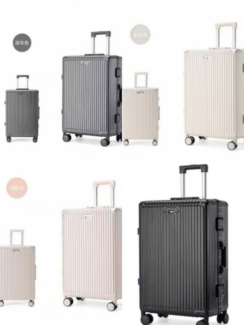 行李箱女拉杆箱男多功能20寸登机密码箱子大容量铝框旅行箱2025产品图