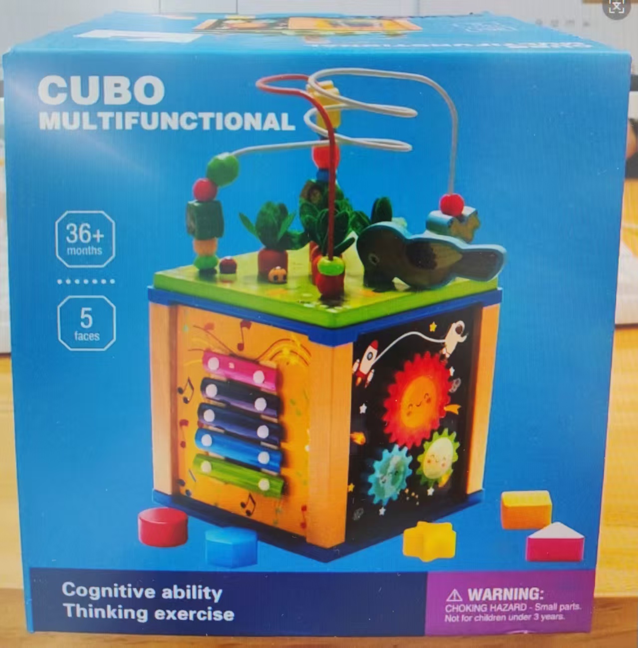 敲击乐器儿童木制多功能盒子